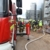 Feuerwehr löscht Brand in Gewerbeneubau am Kirchweg