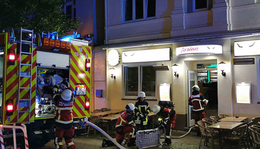 Fritteuse in Flammen – Küchenbrand in der Innenstadt