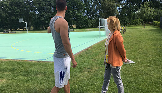 Mehr Wasser und Licht für Sportler im Stadtpark