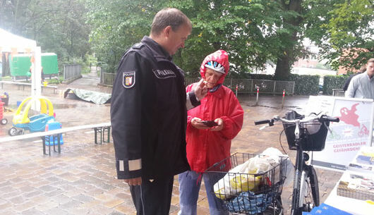 Spiel und Spaß Aktion trotz Regenwetter