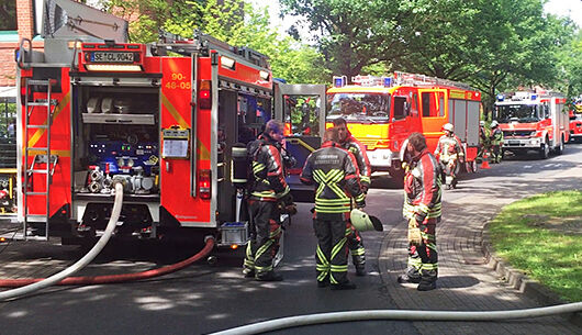 Evakuierung: Feuer im Rathaus Norderstedt