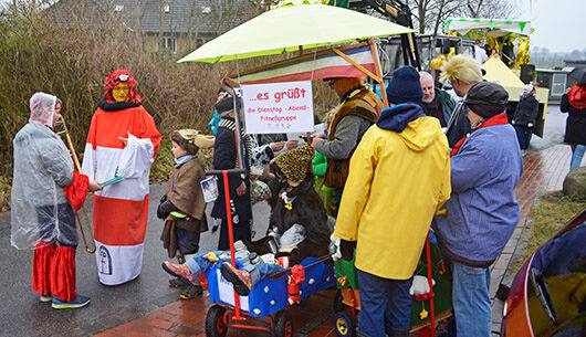 Bunte Kostüme und Paradewagen beim Karneval (Fotogalerie)