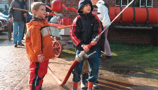 Historische Löschmethoden für Kids