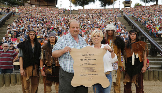 100 000. Besucher bei „Unter Geiern“