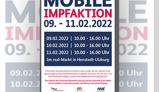 Mobile Corona-Impfaktionen im real-Markt 