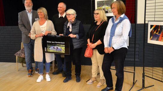 Fotoausstellung zum Besuch des Norderstedter Fotoclubs in Maromme