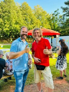 Bürgermeisterkandidat Stefan Bohlen besucht Charity Musik Open Air Festival für das Kinderhospiz Sternenbrücke