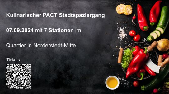 Erster kulinarischer PACT Stadtspaziergang in Norderstedt-Mitte