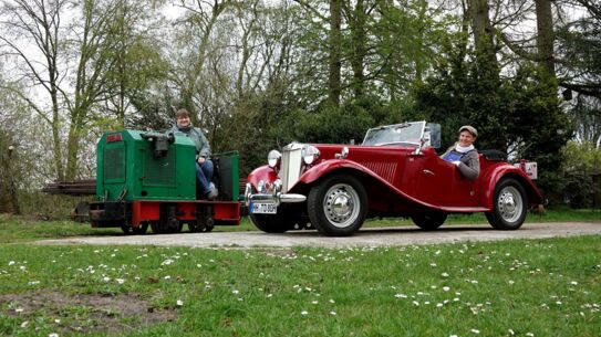 Tag des offenen Denkmals - Oldtimertreffen bei der Torfbahn