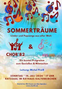 Klassische und moderne Songs beim Sommerkonzert des chor`82