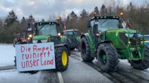 Nicht nur Landwirte bei den Protesten im Kreis Segeberg!