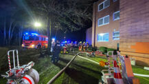 Brand in Mehrfamilienhaus am Kallieser Stieg 