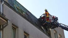 Großeinsatz der Feuerwehr in der Christianstraße 