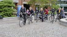 Tolle Stimmung bei der Radtour mit dem Oberbürgermeister