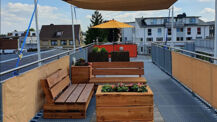 Dachterrasse ist fertig neugestaltet 