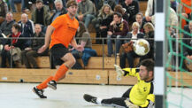 Fußballspektakel in der Schäferberghalle-Süd