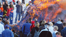 Osterfeuer in Quickborn & Ellerau am 30. März