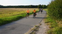 Rund 40 Interessierte bei der Klimaschutz-Radtour